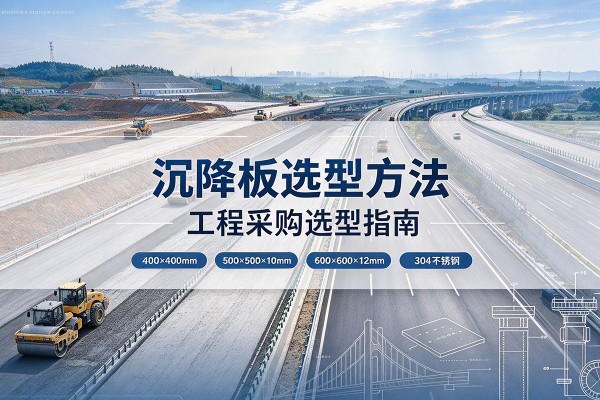 庆云沉降板选择方法