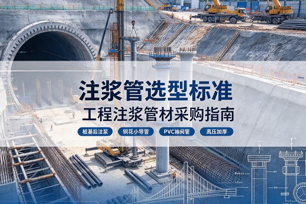 庆云注浆管选型标准