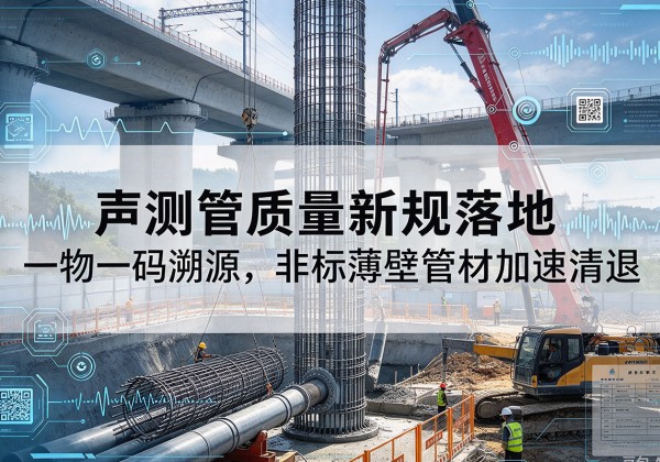 庆云声测管质量新规落地，一物一码溯源，非标薄壁管材加速清退