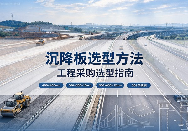 庆云沉降板选择方法